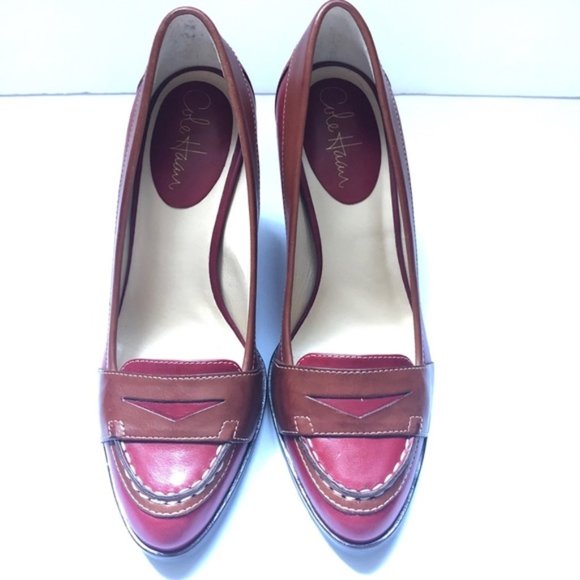 Cole Haan Shoes - Cole Haan Nike Air Heels Brown/Red Size 7B